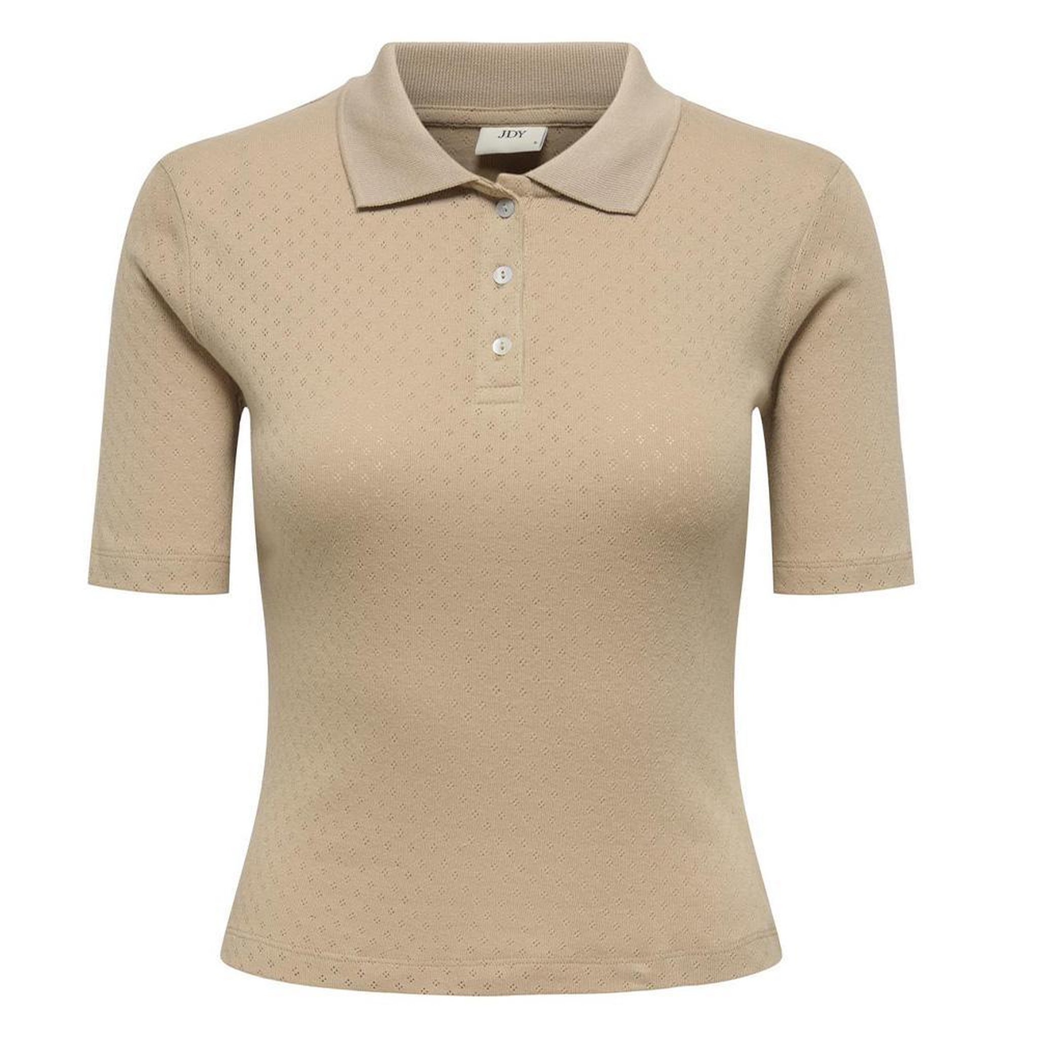 JACQUELINE DE YONG Polo Beige Femme JDY Alsa