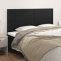 Voir la diapositive 1 : VIDAXL Tetes de lit 4 pcs Noir 100x5x78/88 cm Similicuir