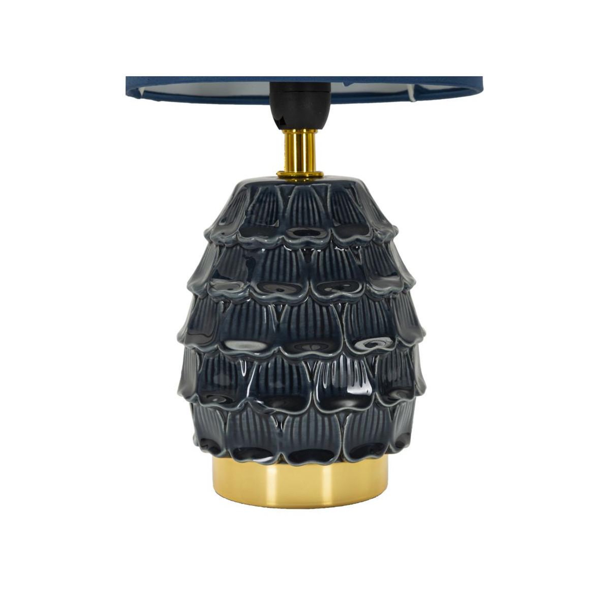 Voir la diapositive 2 : Paris Prix Lampe à poser en céramique  pigny  30cm bleu