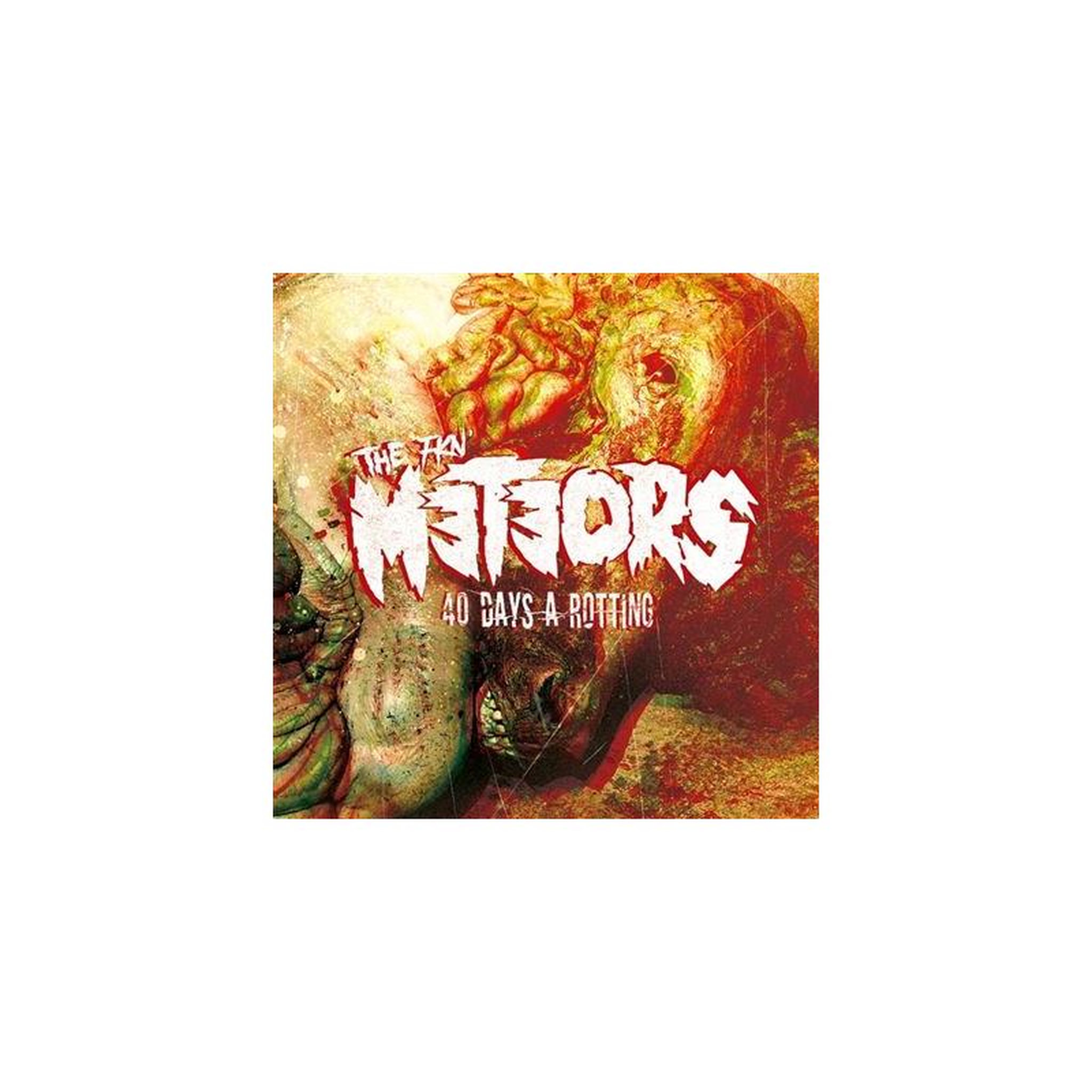 Album 40 days a rotting des the meteors en vinyle 12  coloré multicolore, 14 titres, psychobilly