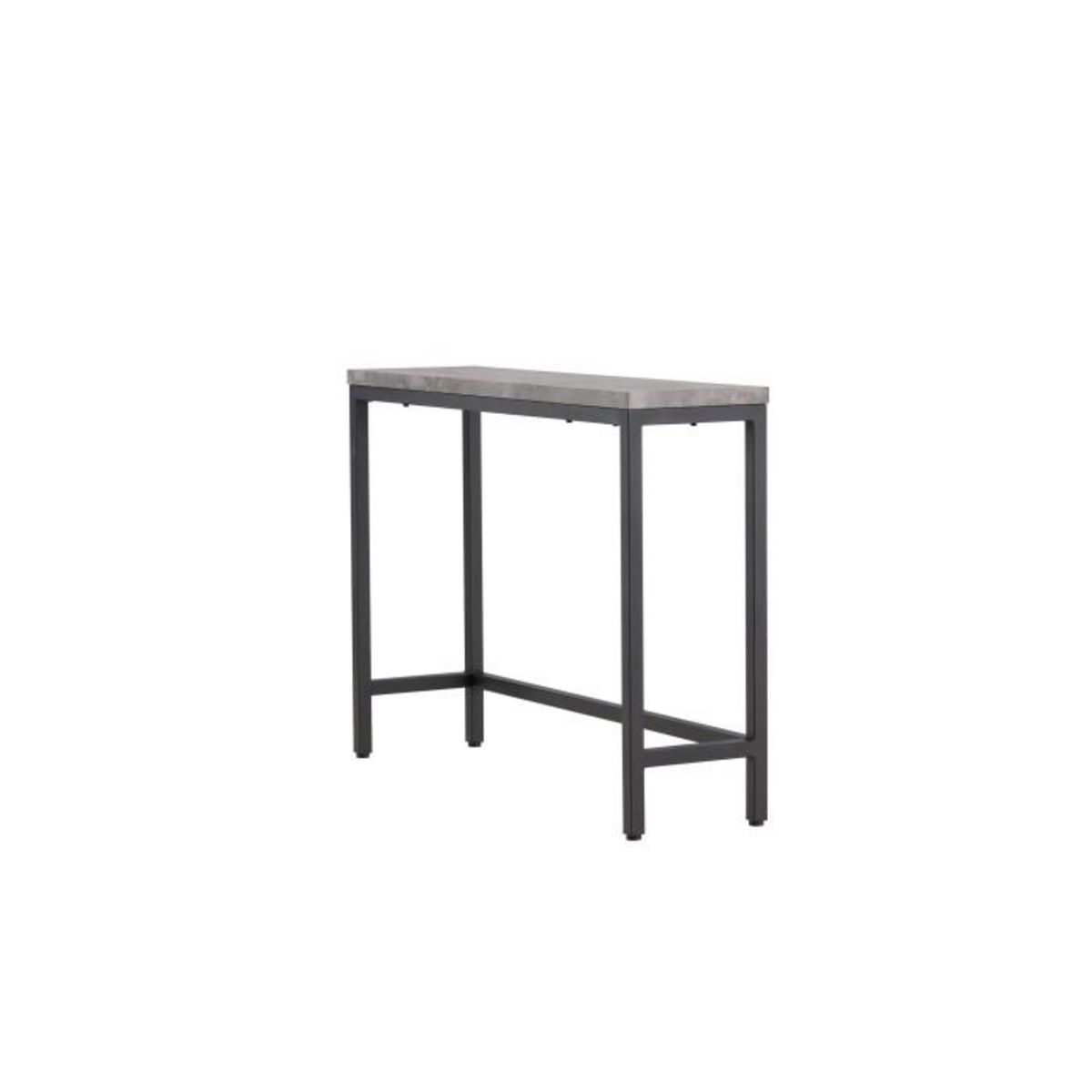 Paris Prix Console Design  Rise  110cm Gris & Noir
