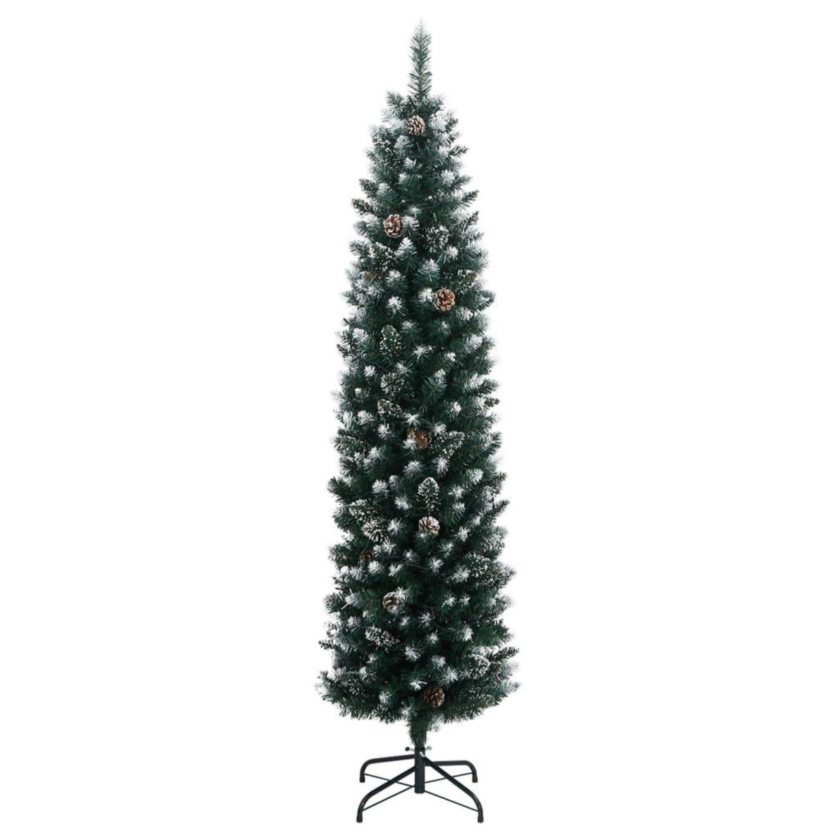 VIDAXL Sapin de Noël artificiel mince 300 LED 240 cm