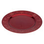 Voir la diapositive 2 : ATMOSPHERA Assiette de Présentation  Flocon  33cm Rouge