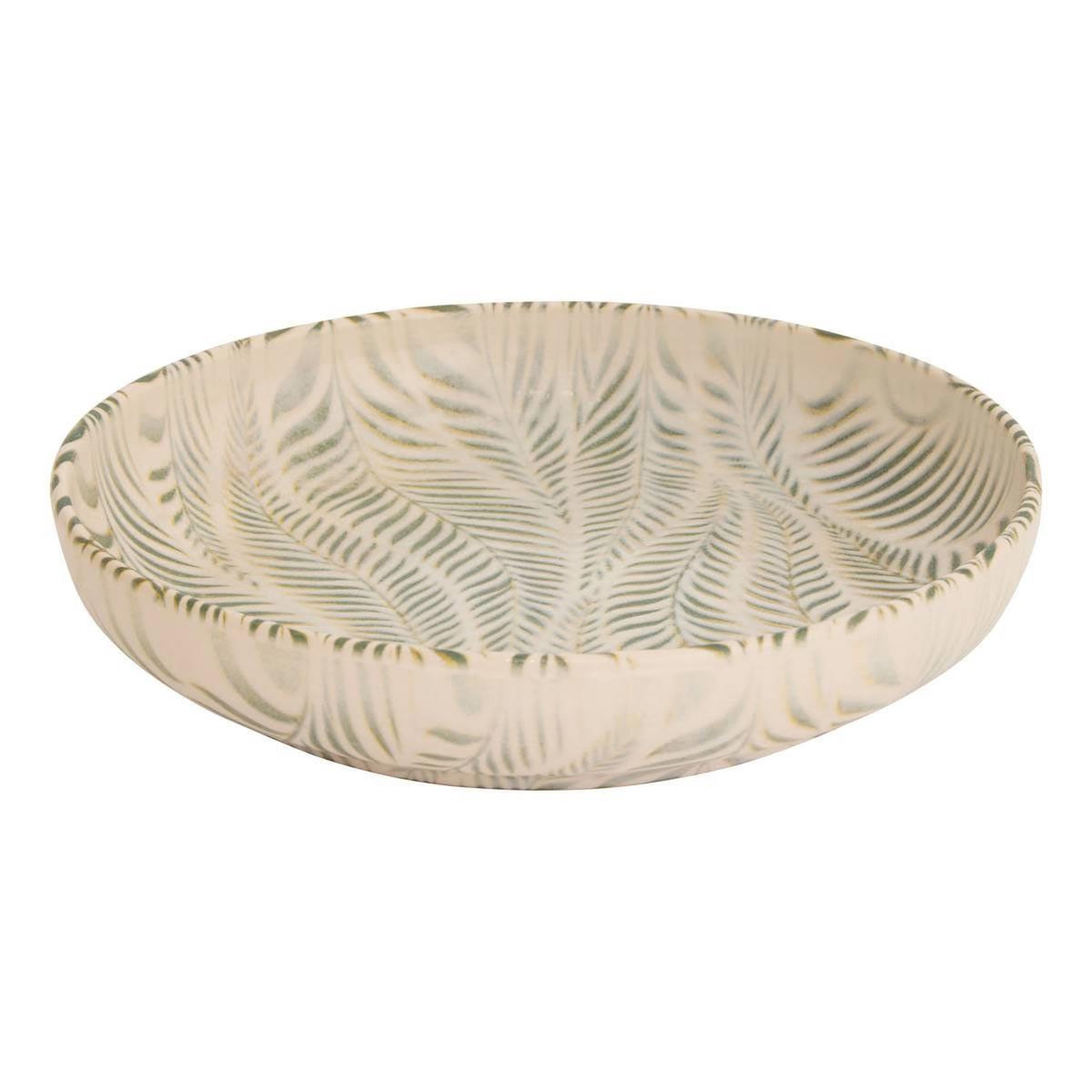 SECRET DE GOURMET Lot de 6 assiettes creuses  gina  22cm vert