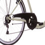 Voir la diapositive 5 : Vélo Ville 26'' City - 6 Vitesses - poignée tournante - dérailleur Shimano T21 - cadre emjambement bas - équipement City complet