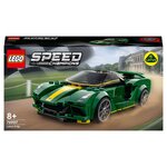 LEGO Speed Champions 76907 Lotus Evija, Voiture de Course, Jouet Réduit Avec Minifigure de Pilote de Course, Jouet Pour Enfants