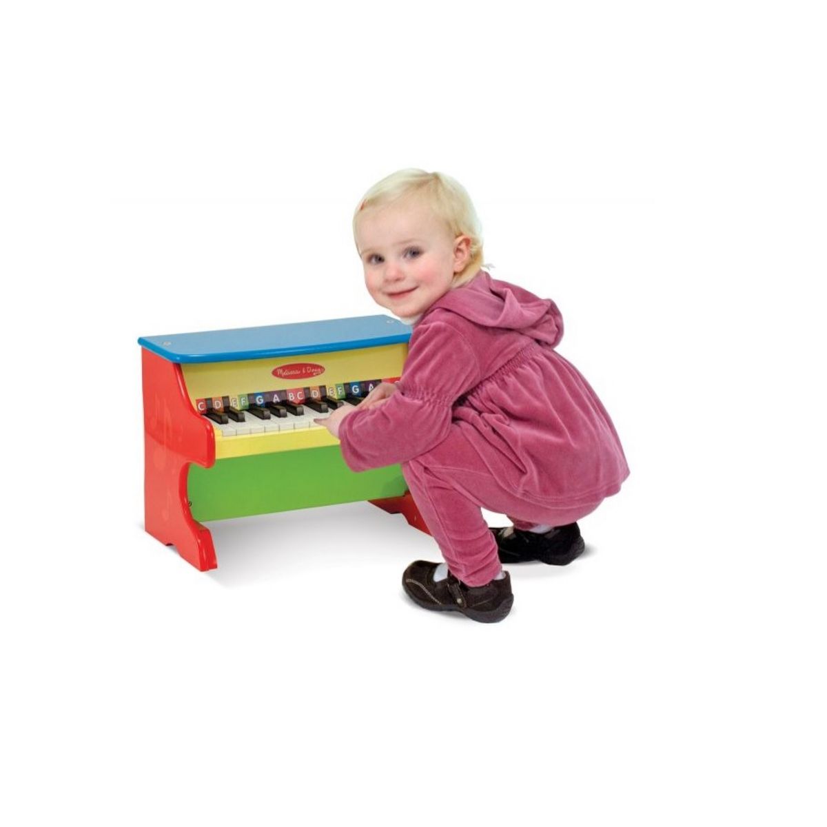 Melissa & Doug Piano d'apprentissage en bois