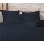 Voir la diapositive 3 : Home collection Parure de couette 100%percale de coton 80 fils/cm2-percale ombre