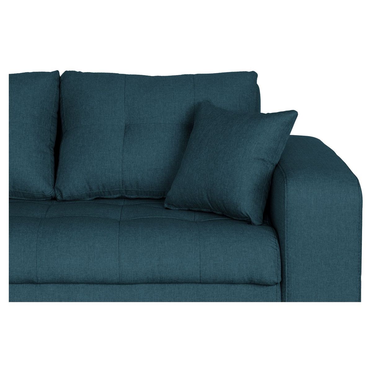 Canapé d'angle gauche convertible tissu CLELIA, 4 places