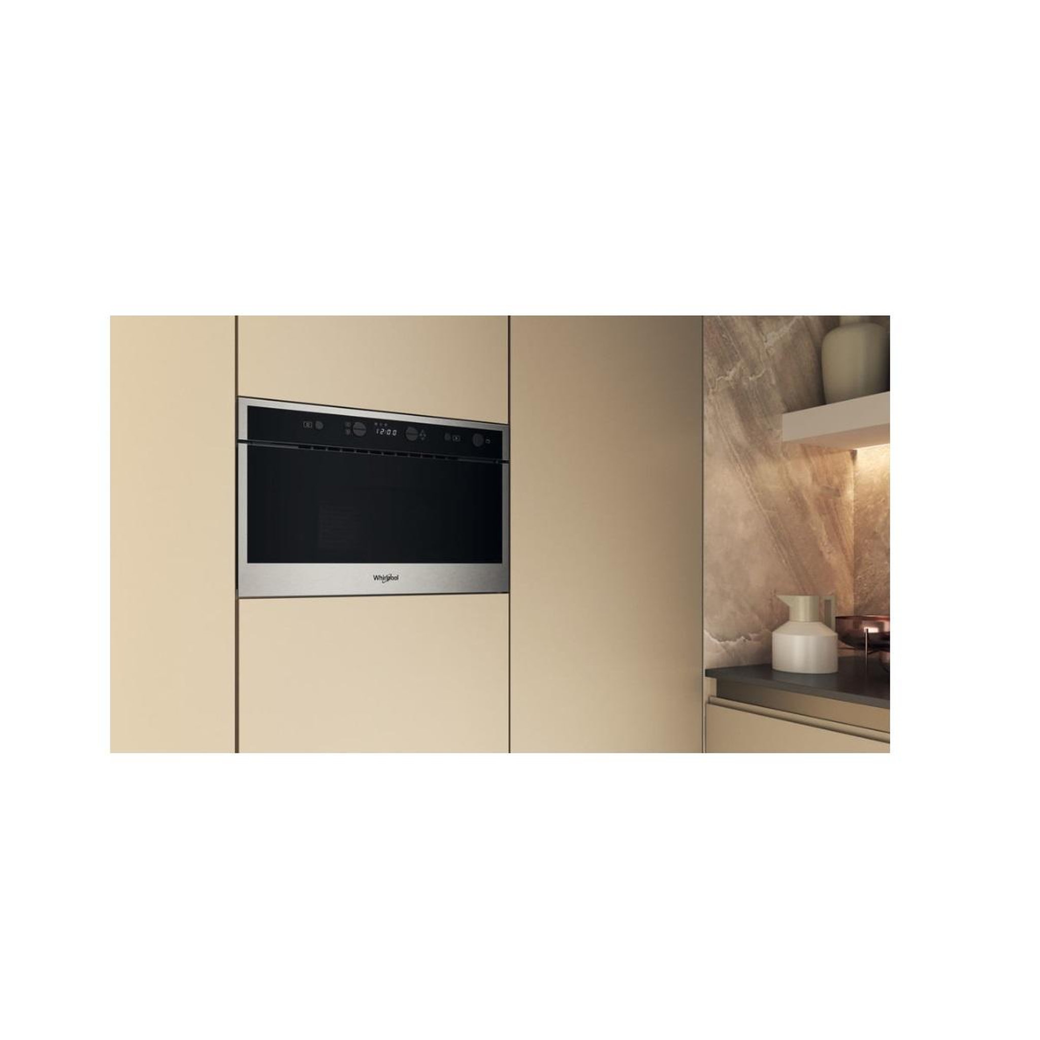 Voir la diapositive 4 : Whirlpool Micro-ondes encastrable 22l 750w inox - WMN461BXF