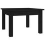 Voir la diapositive 2 : VIDAXL Table basse Noir 45x45x30 cm Bois massif de pin
