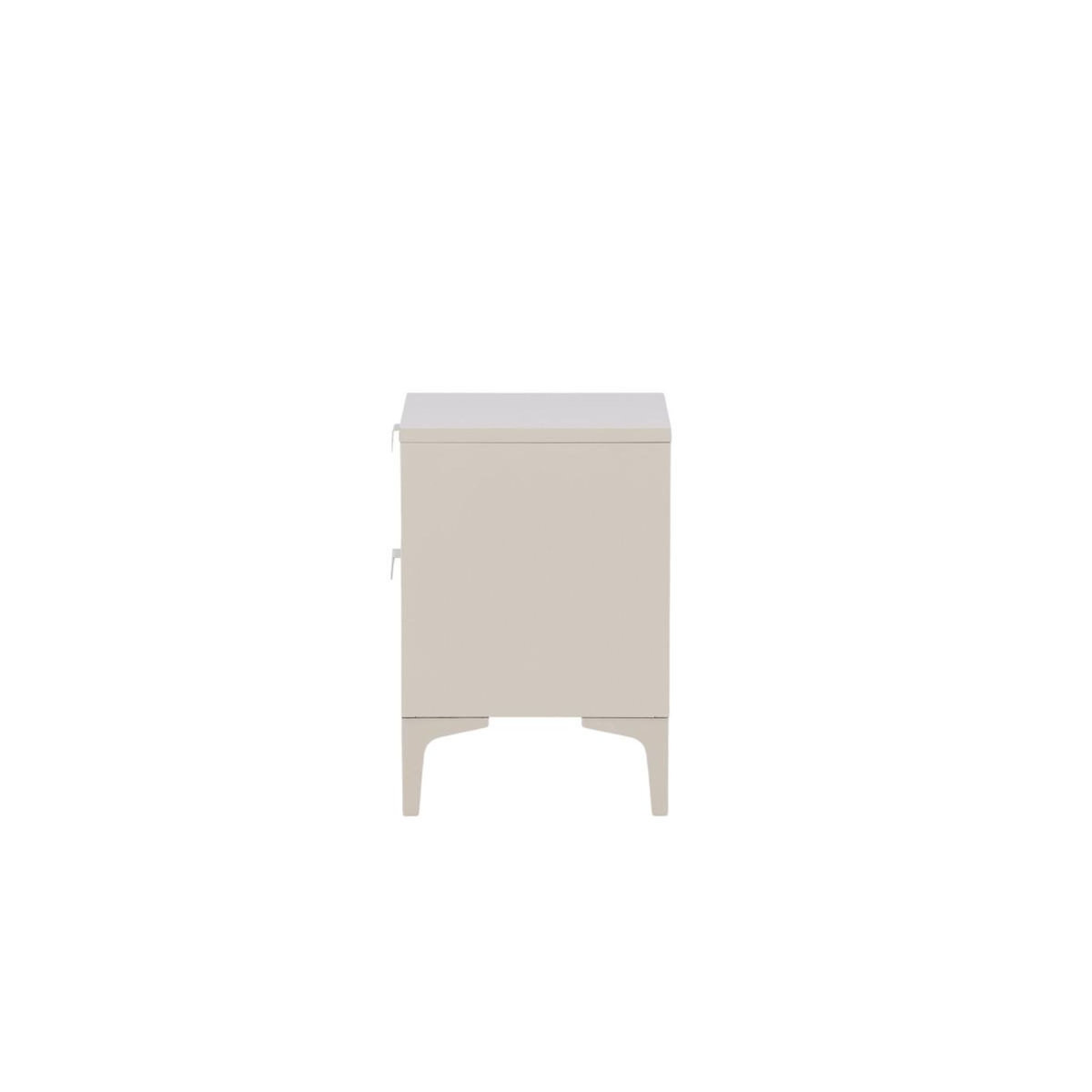 Paris Prix Table de Chevet 2 Tiroirs  Piring  60cm Beige