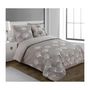 Voir la diapositive 3 : VISION Parure Housse de couette - VISION - Ginko - Parure réversible - 140 x 200 cm - 1 taie assortie 65 x 65 cm - Beige - 100% coton