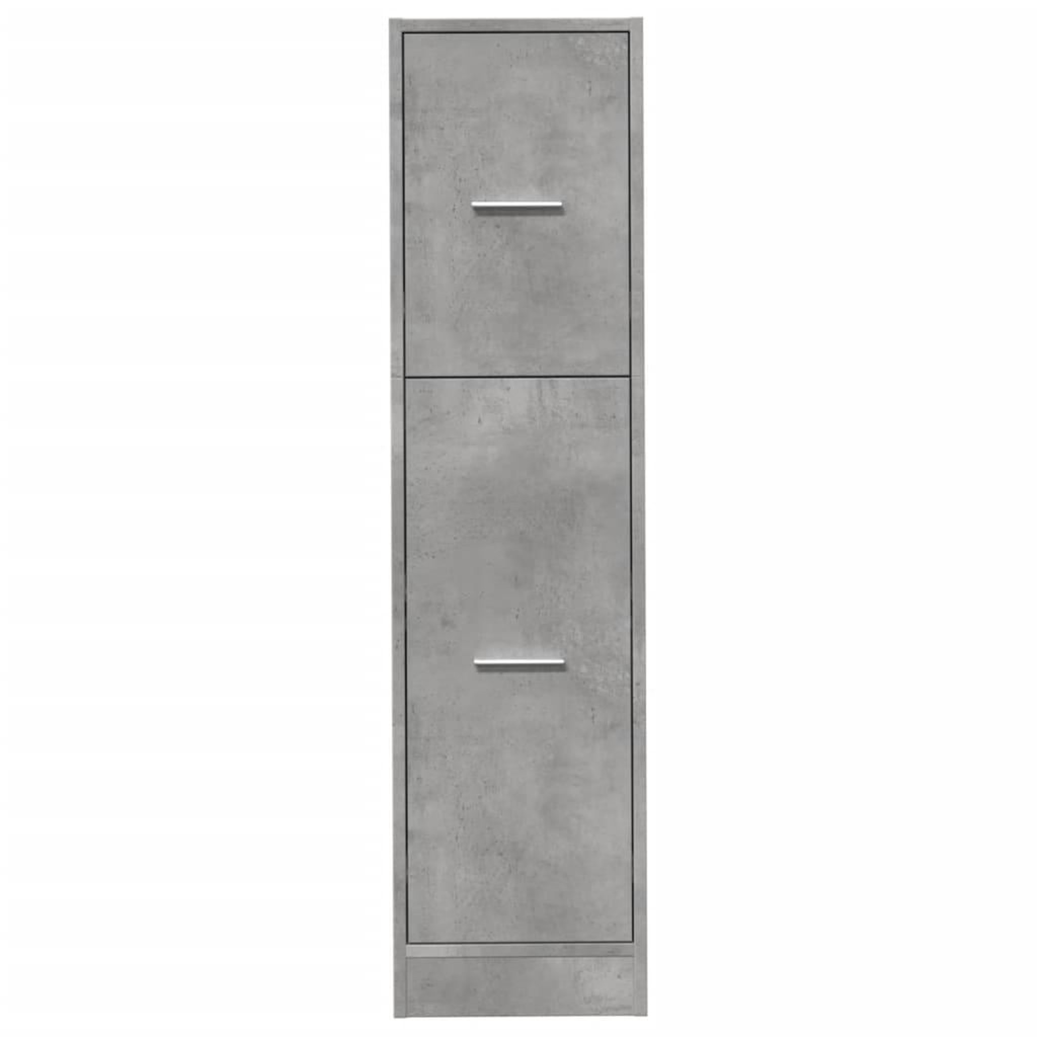 Voir la diapositive 5 : VIDAXL Armoire d'apothicaire gris beton 30x41x118 cm bois d'ingenierie