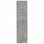 Voir la diapositive 5 : VIDAXL Armoire d'apothicaire gris beton 30x41x118 cm bois d'ingenierie