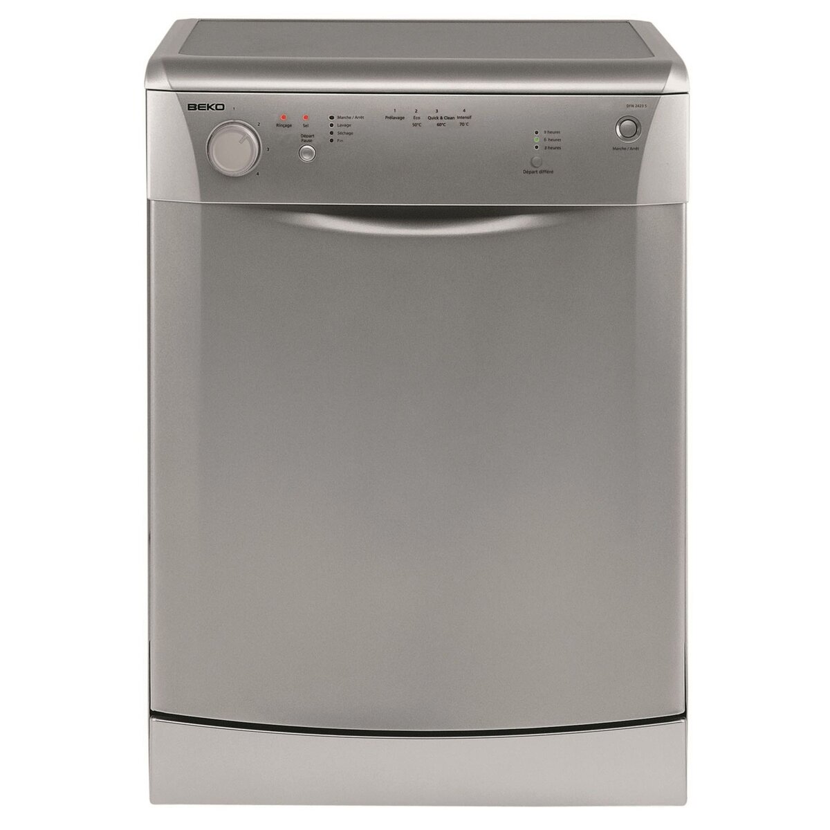 BEKO Lave-vaisselle DFN 2423 S, 12 Couverts, 60 cm, 47 dB, Départ différé