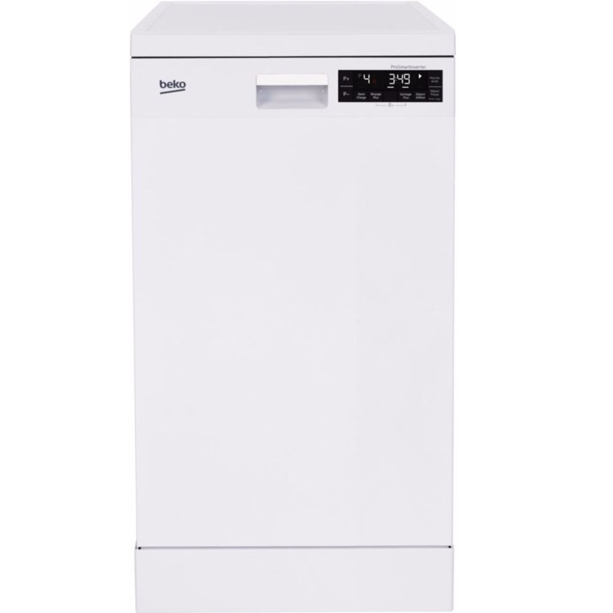 BEKO Lave-vaisselle pose libre DFS26010W, 10 Couverts, 45 cm, 47 dB, 6 Programmes