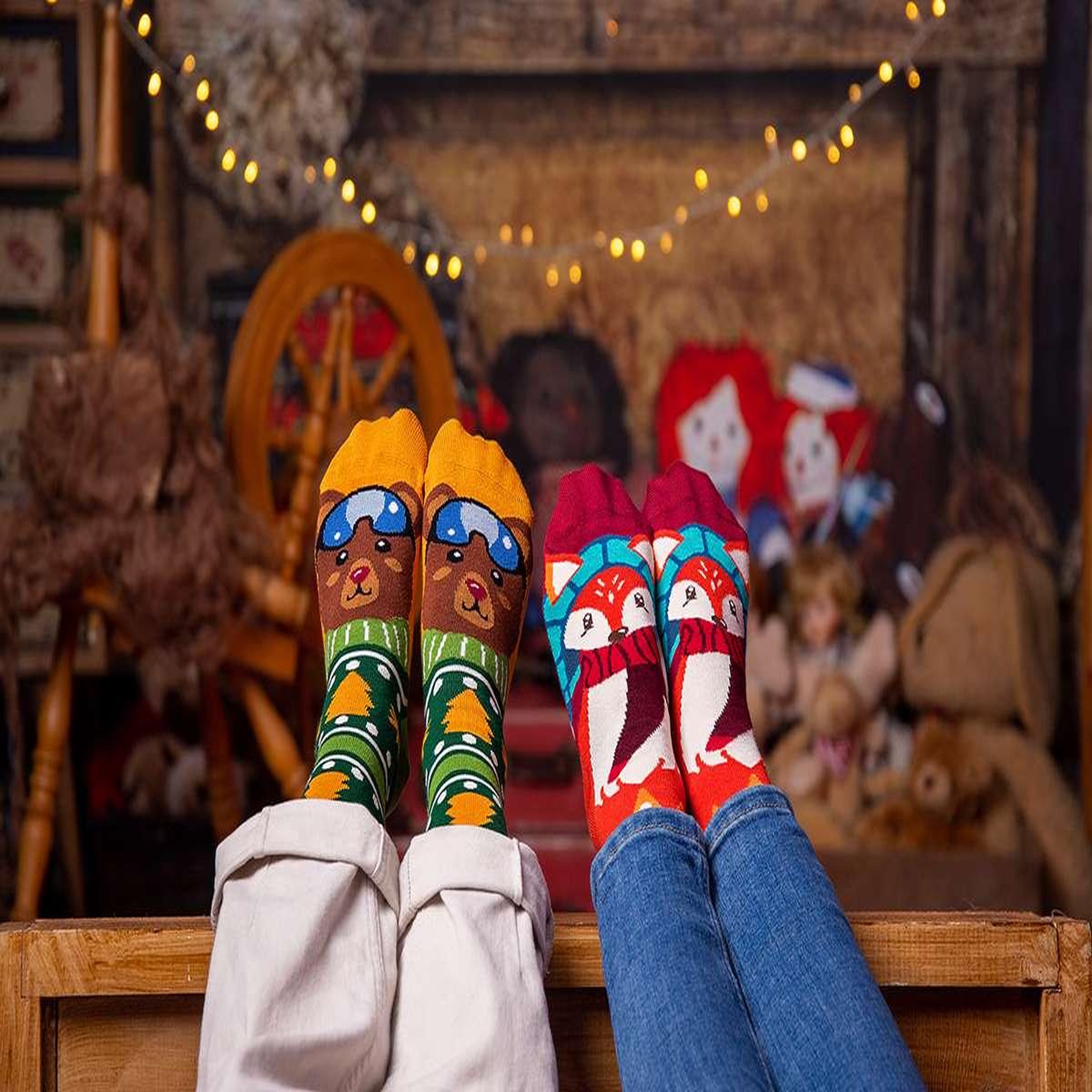 Voir la diapositive 4 : PIRIN HILL Chaussettes en bambou ours