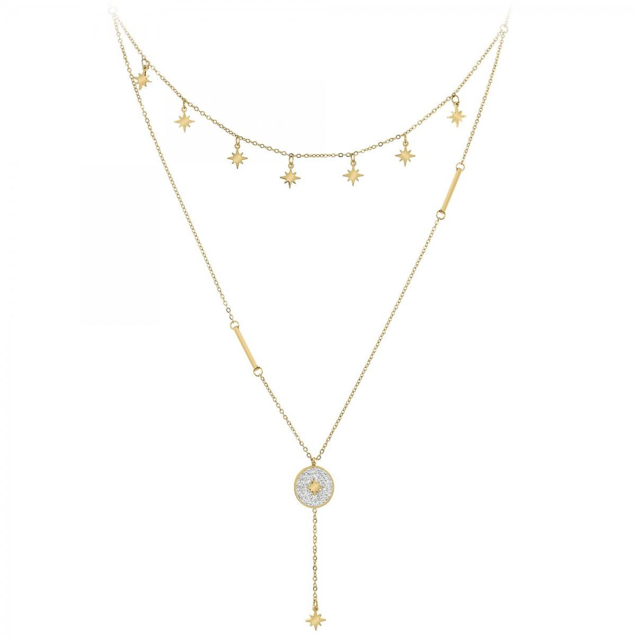 Voir la diapositive 1 : SC BOHEME Collier SC Bohème orné de Cristaux scintillants