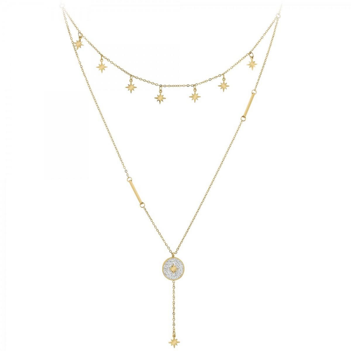 SC BOHEME Collier SC Bohème orné de Cristaux scintillants