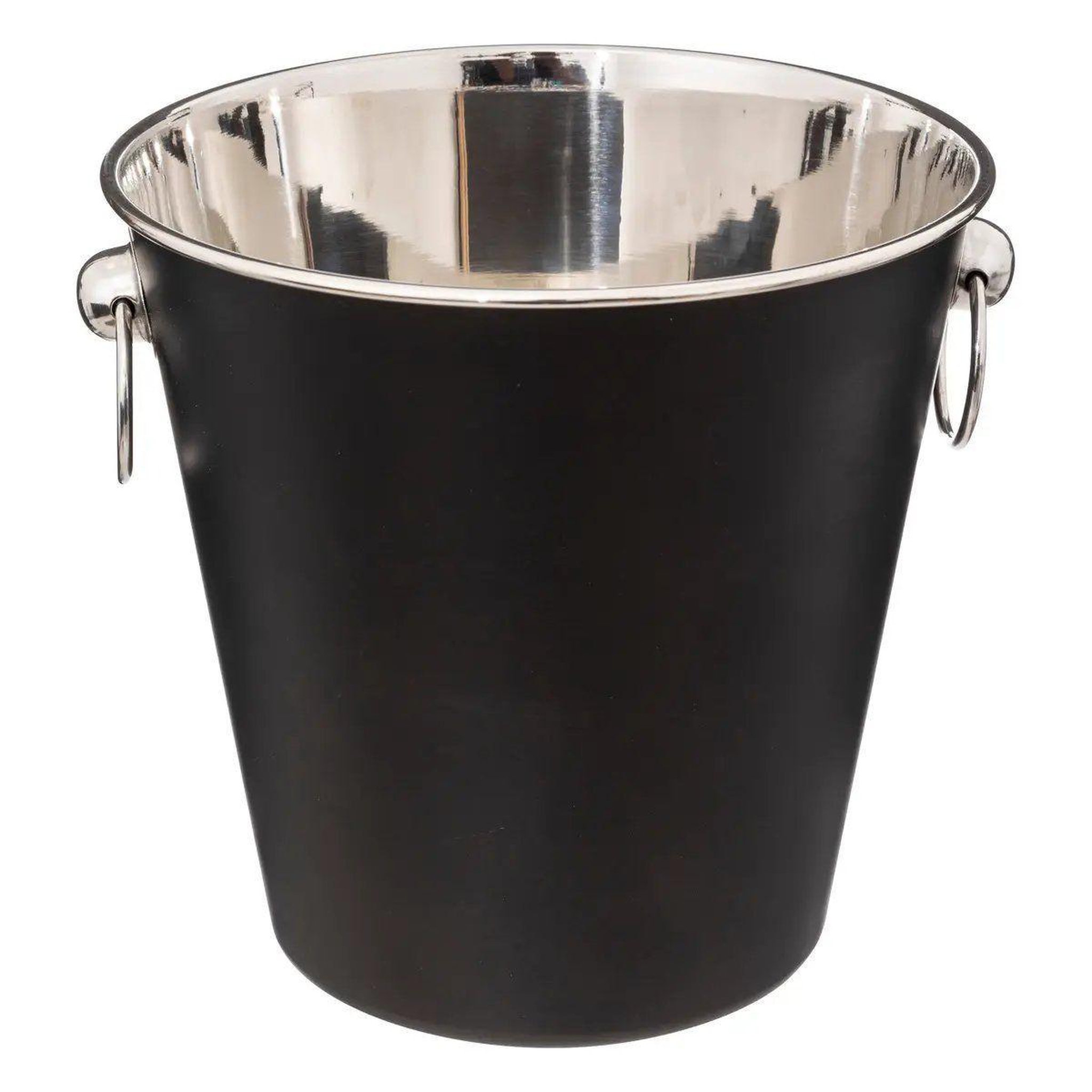 Voir la diapositive 2 : SECRET DE GOURMET Seau à champagne  café  22cm noir