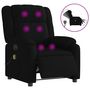 Voir la diapositive 2 : VIDAXL Fauteuil de massage inclinable electrique Noir Tissu