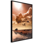 Paris Prix Affiche Murale Encadrée  Holiday Nostalgia. Coloris disponibles : Noir, Jaune