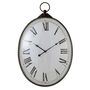 Voir la diapositive 1 : Paris Prix Horloge Murale Ovale  Gousso  102cm Noir