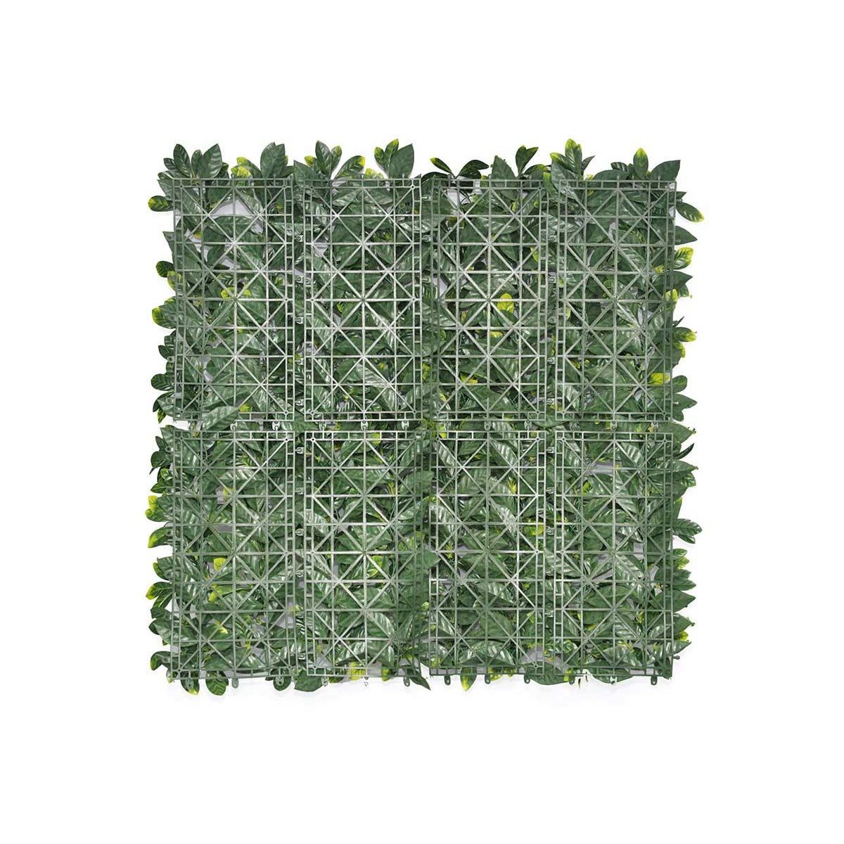 JARDIDECO Feuillage artificiel imitation Laurier Cerise 1 m² - Jardideco