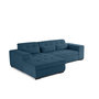 Voir la diapositive 2 : LISA DESIGN Vermont - canapé d'angle gauche - 4 places - convertible avec coffre - en velours côtelé