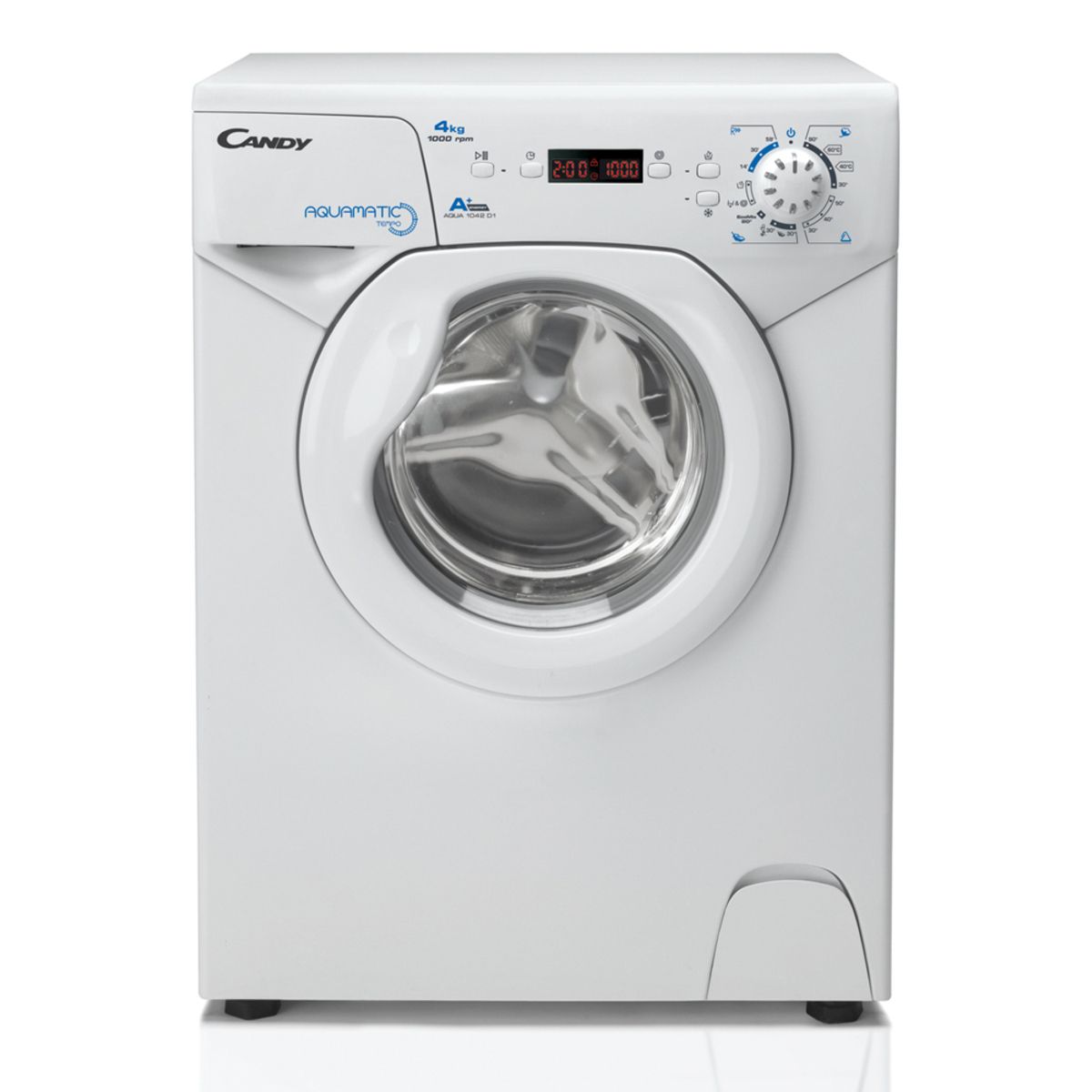 CANDY Lave linge gain de place AQUA1042D1, 4 Kg, 1000 T/min