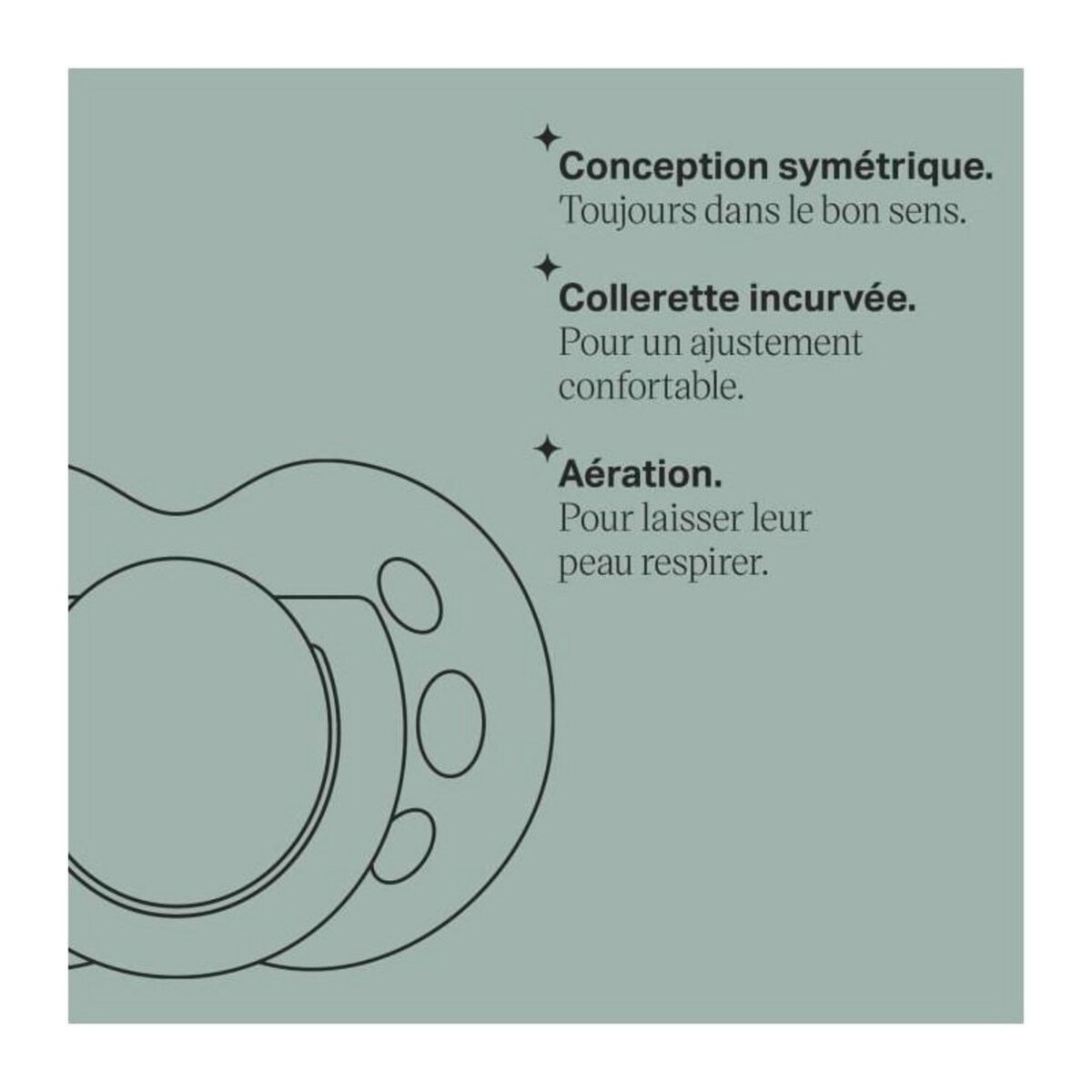 TOMMEE TIPPEE Sucettes - TOMMEE TIPPEE - FUN - 6-18 mois - Lot de 6 - Forme Orthodontique Symétrique - Silicone sans BPA