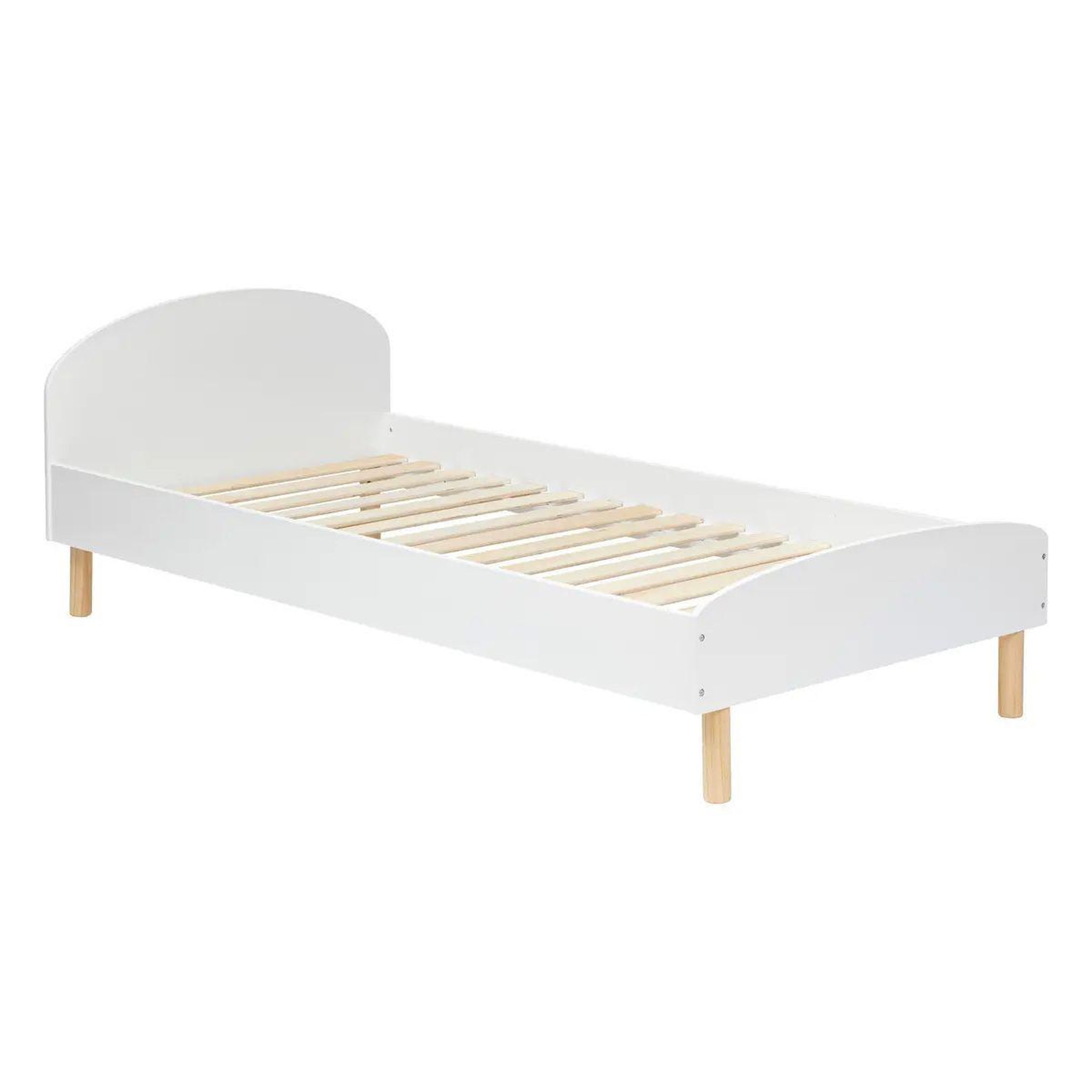 Voir la diapositive 1 : Atmosphera Kids Lit enfant  sweetie  90x190cm blanc