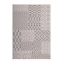 Voir la diapositive 1 : Paris Prix Tapis Tissé Géométrique à Poils Courts  Lina  Taupe