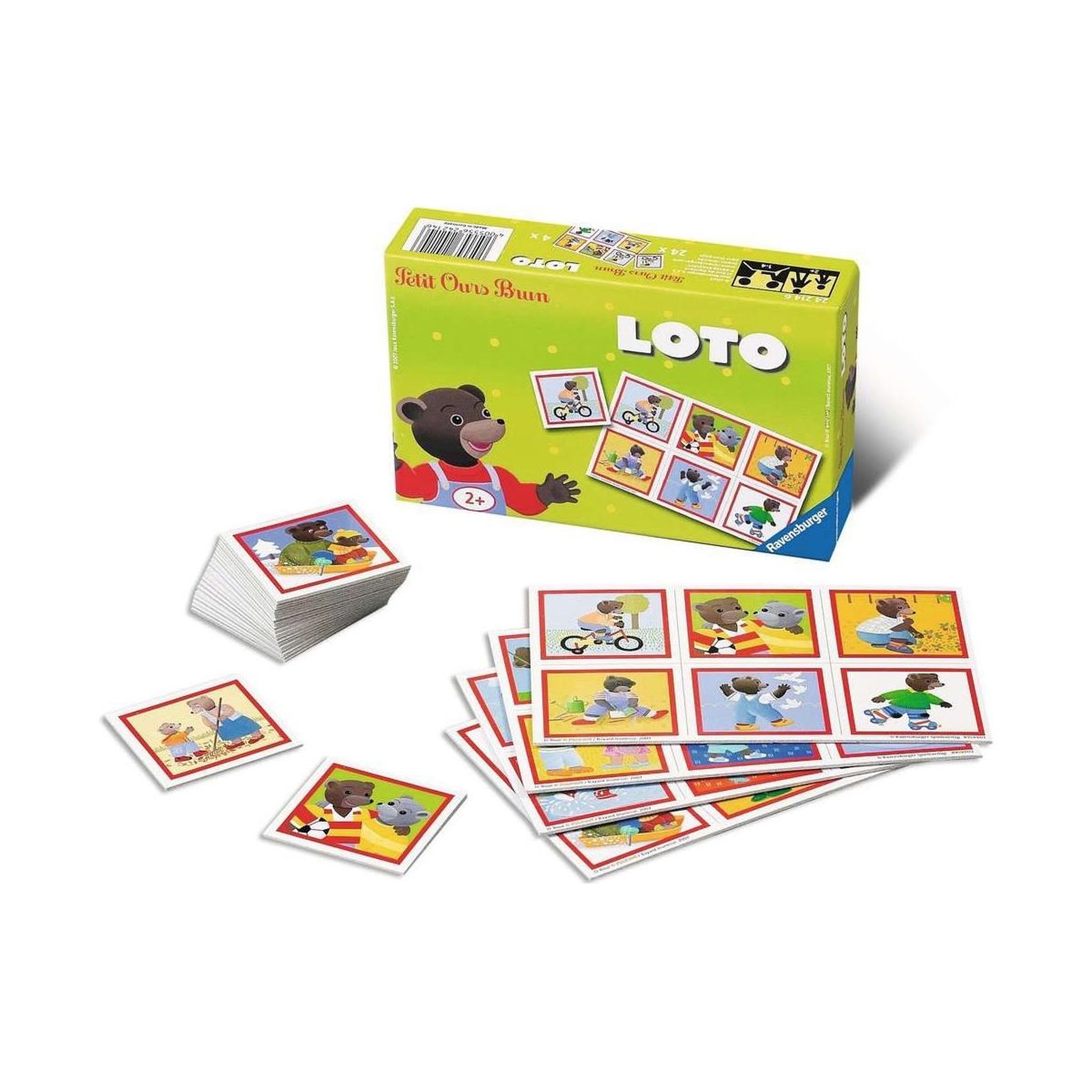 Voir la diapositive 2 : RAVENSBURGER Loto theme le Petit Ours Brun