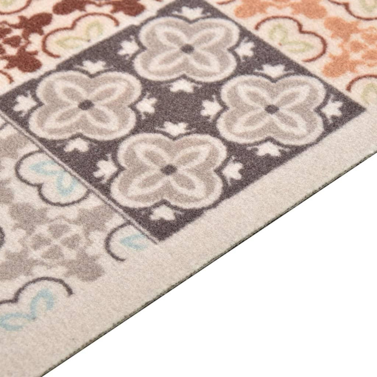 VIDAXL Tapis de cuisine lavable Couleur mosaïque 60x300 cm