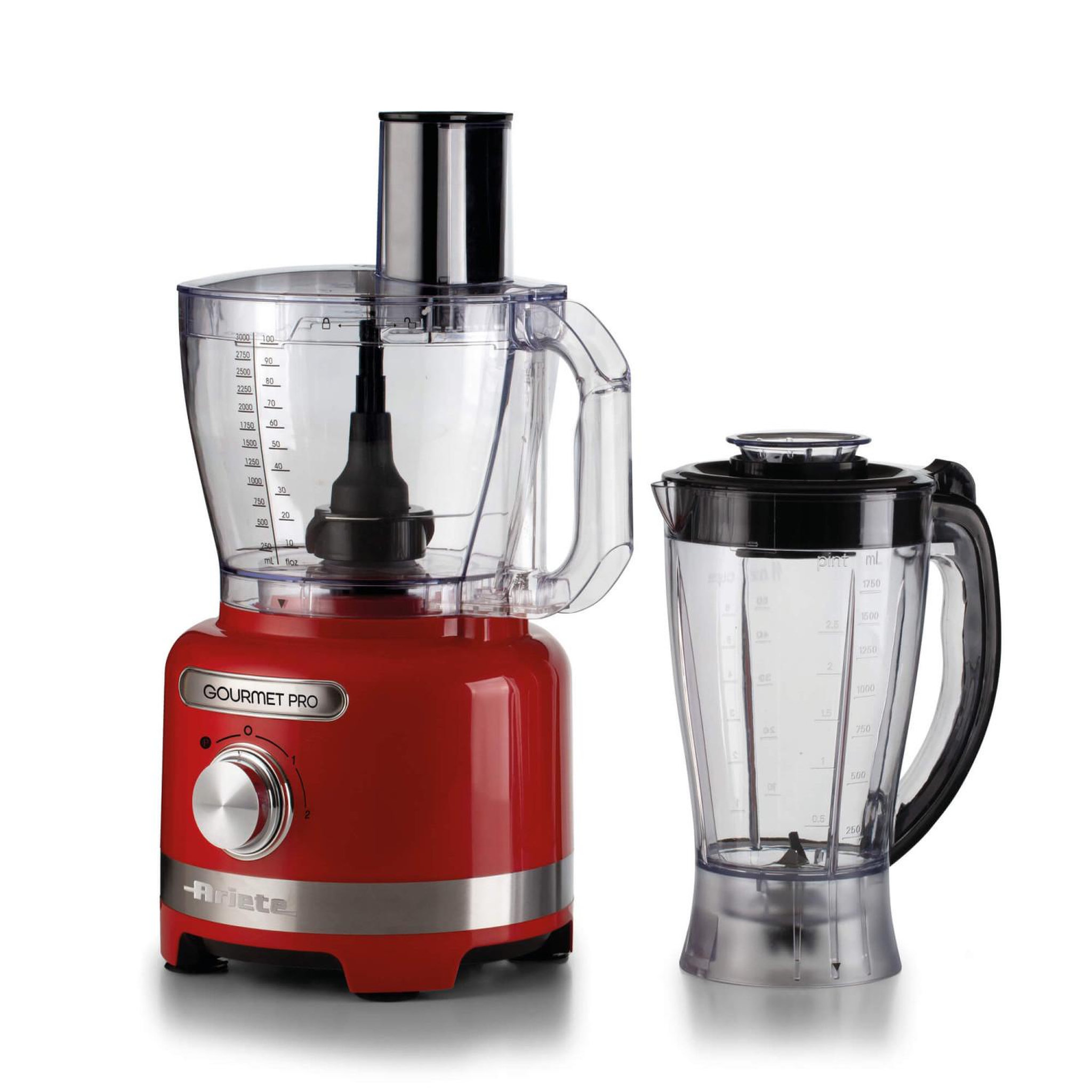 Voir la diapositive 2 : ARIETE Robot multifonction Ariete 1782 Gourmet Pro rouge