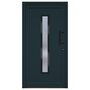 Voir la diapositive 3 : VIDAXL Porte d'entree anthracite 108x200 cm PVC