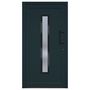 Voir la diapositive 3 : VIDAXL Porte d'entree anthracite 108x200 cm PVC