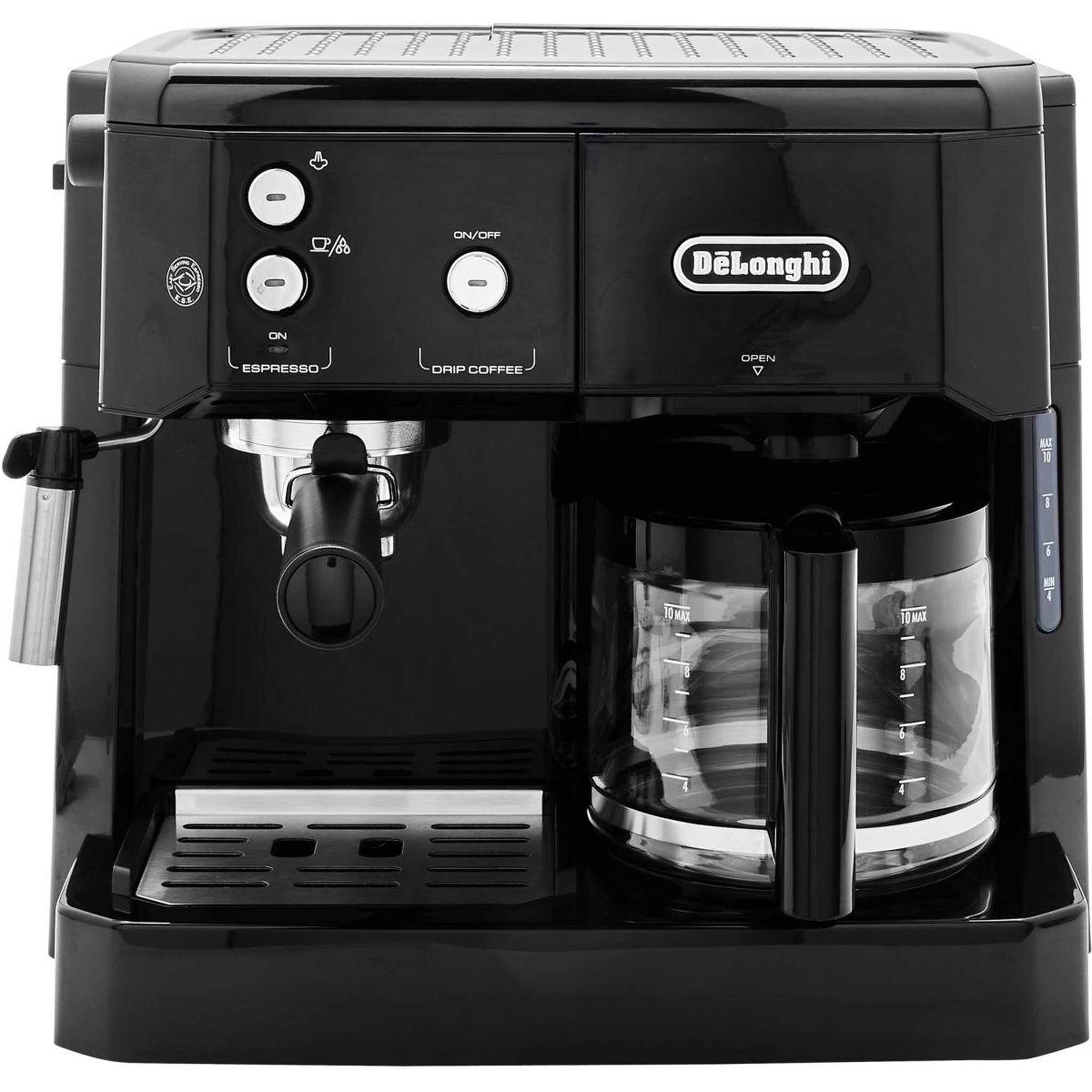 Voir la diapositive 2 : DELONGHI Expresso combiné cafetière bco416.1 fr noir