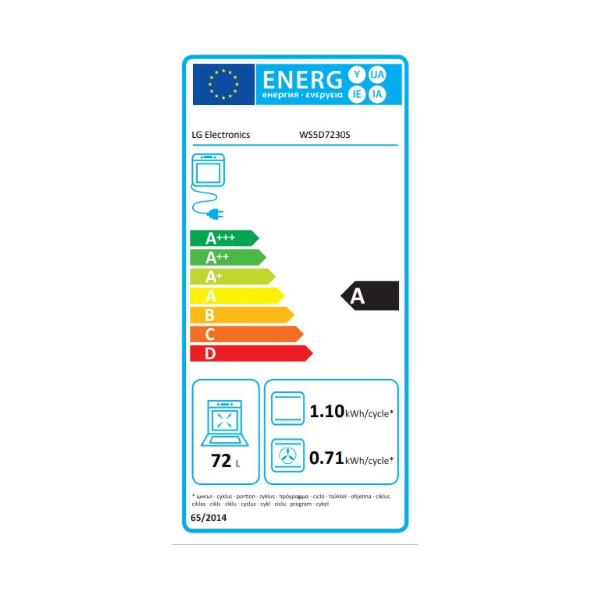 LG Four encastrable WS5D7230S