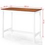 Voir la diapositive 6 : VIDAXL Table et tabouret de bar 5 pcs Bois massif