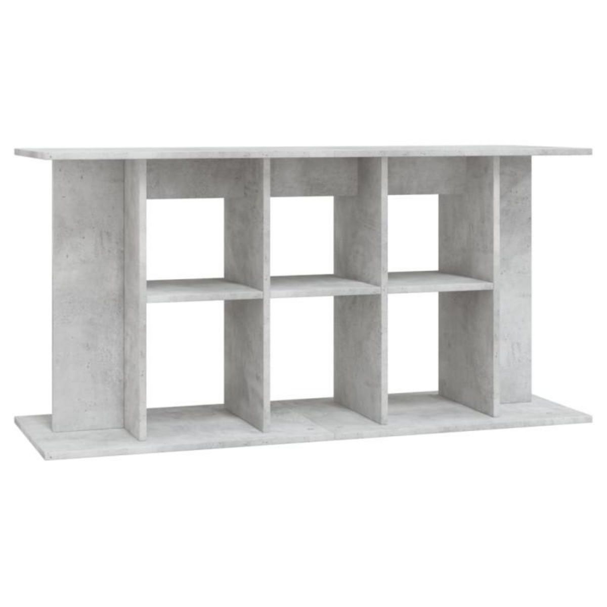 VIDAXL Support pour aquarium gris béton 120x40x60 cm bois d ingénierie