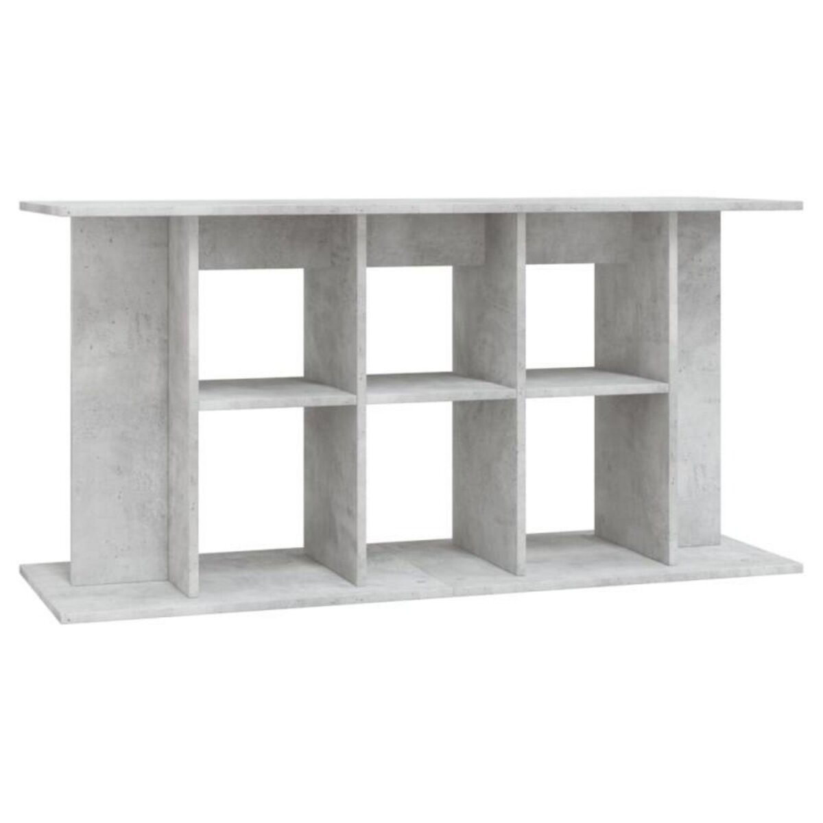 VIDAXL Support pour aquarium gris béton 120x40x60 cm bois d ingénierie