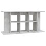 Voir la diapositive 2 : VIDAXL Support pour aquarium gris béton 120x40x60 cm bois d ingénierie