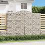 Voir la diapositive 1 : VIDAXL Paniers a gabions arques 11 pcs 300x50x220/240 cm fer galvanise