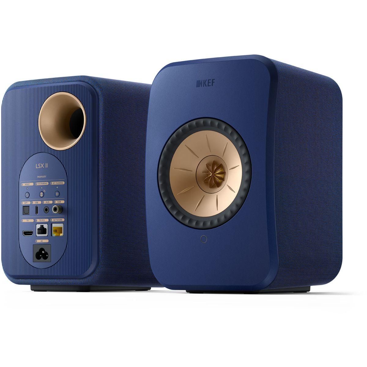 KEF Enceinte résidentielle LSX2 Bleu