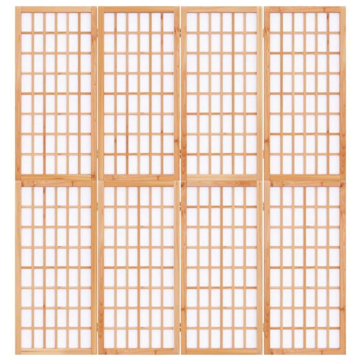 VIDAXL Cloison de separation pliable 4 panneaux 160x170 cm