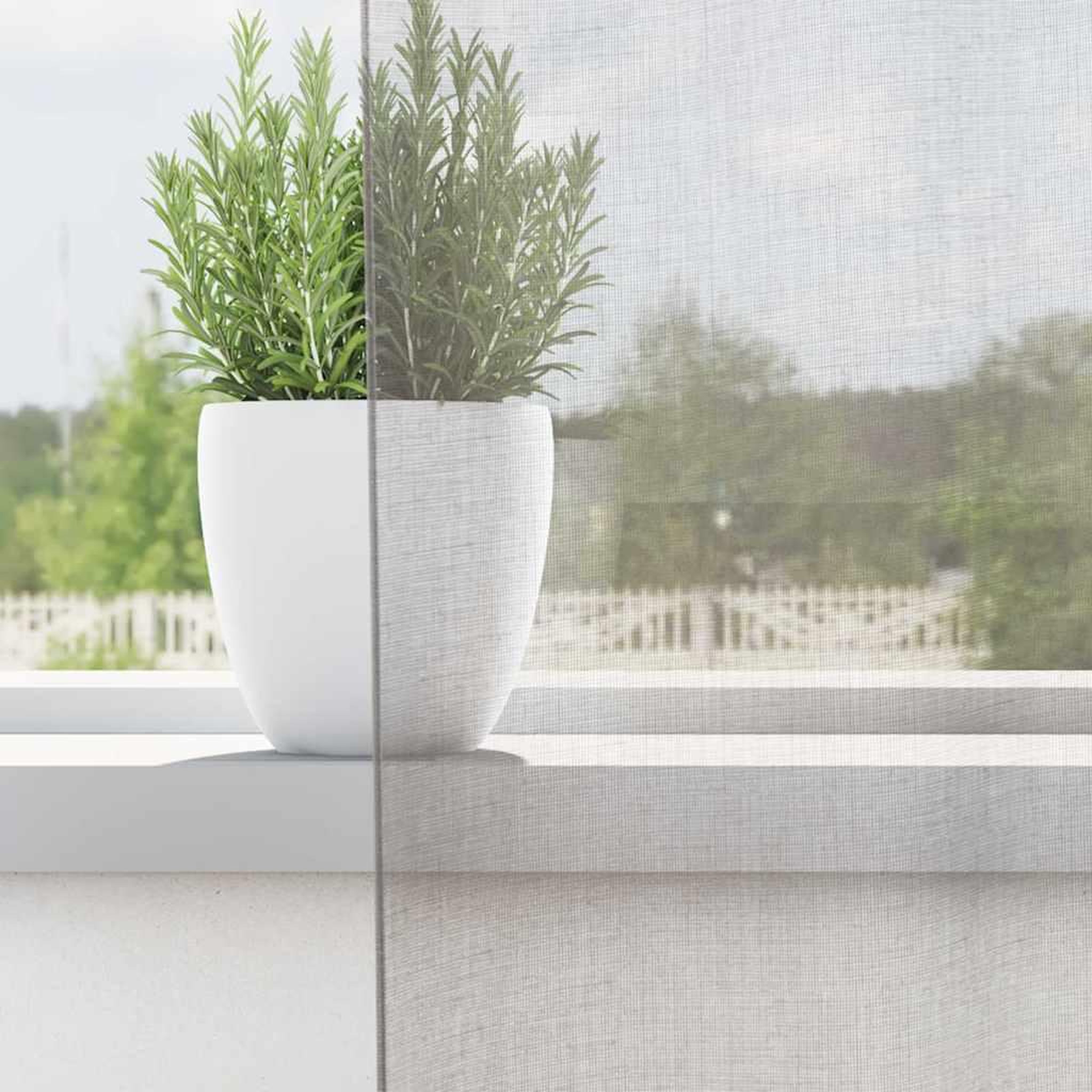 Voir la diapositive 3 : VIDAXL Rideaux en voile avec œillets 2 pcs gris clair 140x260 cm