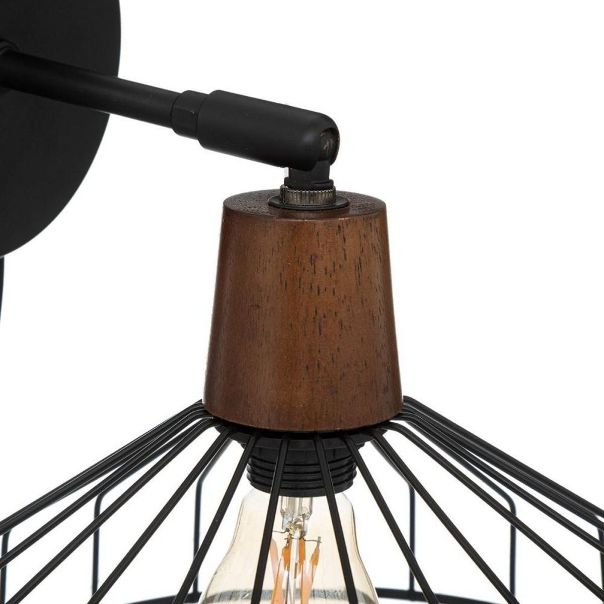 ATMOSPHERA Applique métal Café noir D23